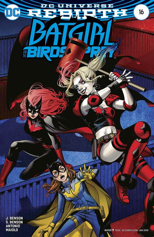 蝙蝠女孩和猛禽小队 斜线 Batgirl and the Birds of Prey（2016）变体 商品图0