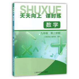 天天向上课时练数学九年级第二学期/9年级下上海科学普及出版社