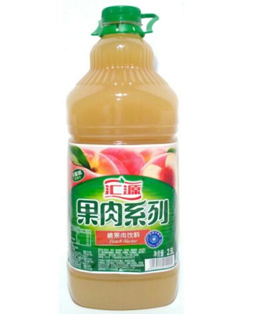 【饮料】汇源果肉多 桃复合果肉饮料2.5L/桶 商品图0