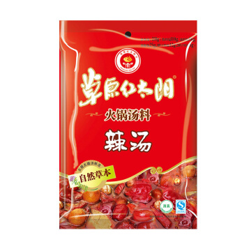 草原红太阳辣汤火锅汤料 , 185g