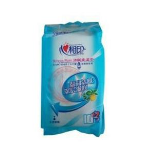 【纸品】心相印洁肤湿巾10片装