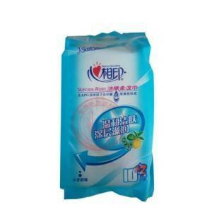 【纸品】心相印洁肤湿巾10片装 商品图0