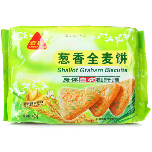 奇客全麦葱香味饼干403g/袋 商品图0