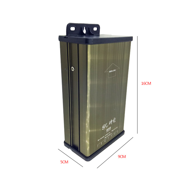 时彩12V-400W迷你型电源铝壳防雨