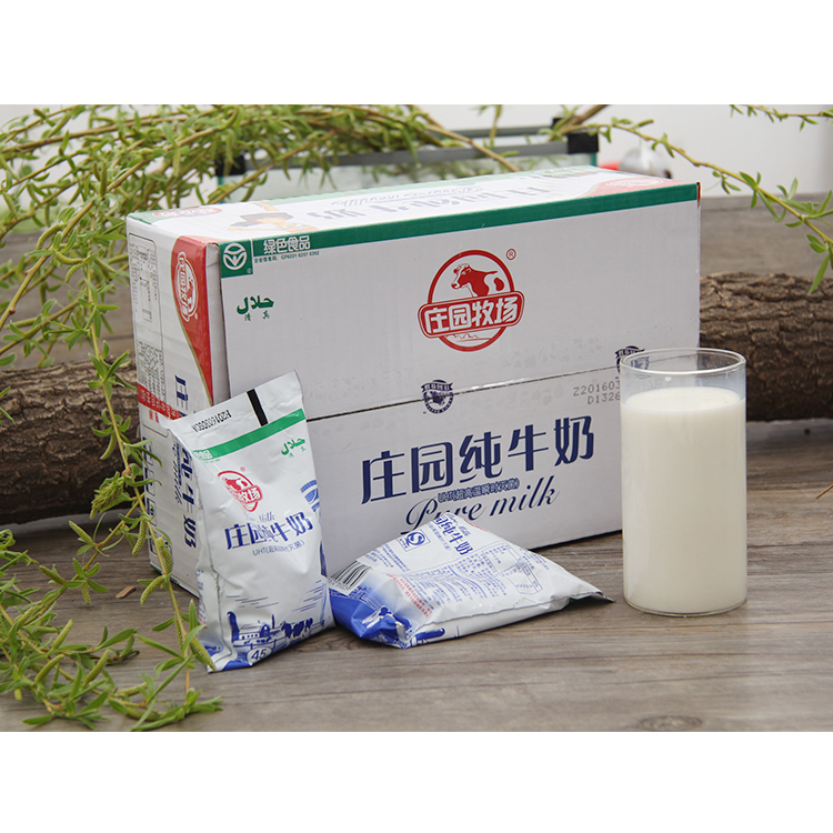 庄园纯牛奶 200g*16袋
