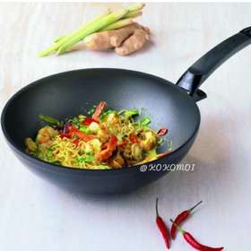 德国进口fissler菲仕乐炒锅加厚锅底无油烟 健康涂层 28cm不粘锅