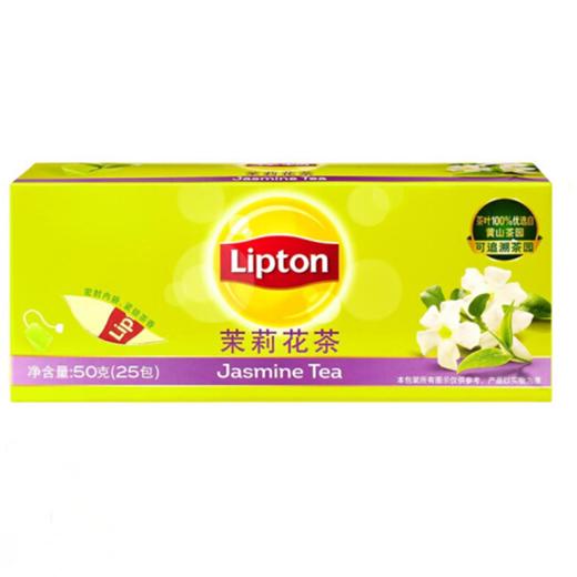 立顿 Lipton 茶叶 花草茶 茉莉花茶25包 50g/盒 商品图0