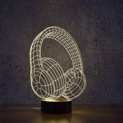 3D台灯（耳机） 商品图0