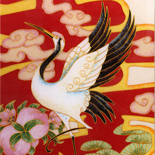 福禄寿喜 珐琅画四条屏 商品图2