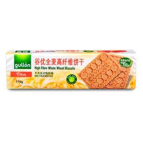 谷优全麦高纤维饼干170g/袋
