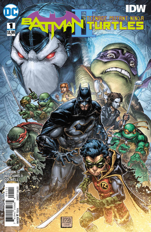 蝙蝠侠/忍者神龟 V2 斜线 Batman Teenage Mutant Ninja Turtles Il（2018）普封 商品图5