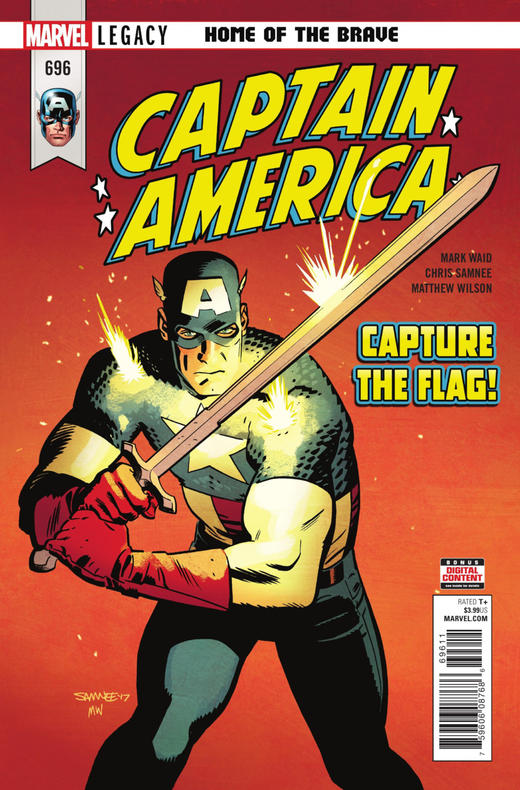 美国队长 主刊 Captain America V8（2017）普封 商品图8