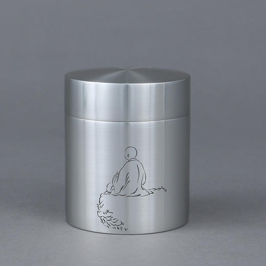 茶道配件-茶叶罐-纯锡4君子（梅兰竹菊）、开元、清蕊、兰心多款可选 商品图3