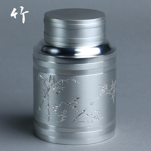 茶道配件-茶叶罐-纯锡4君子（梅兰竹菊）、开元、清蕊、兰心多款可选 商品图10