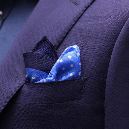 男士羊毛数码印花胸带巾 商品图2