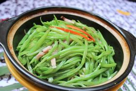 砂锅焗刀豆