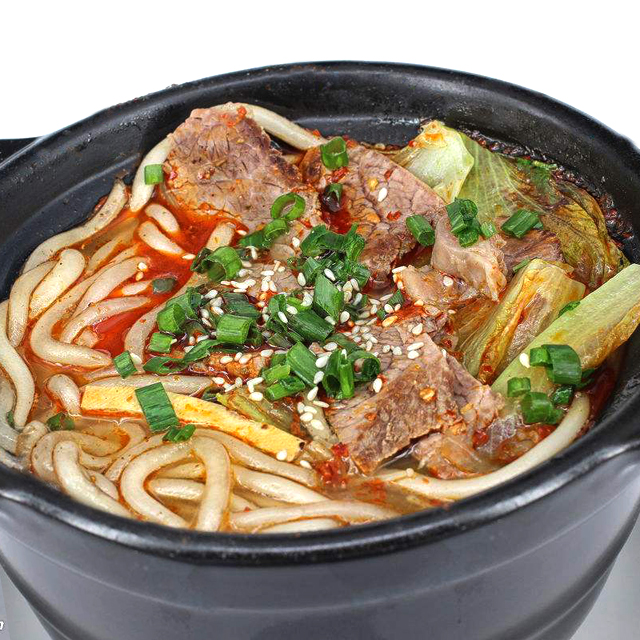 【苏记】牛肉砂锅土豆粉/刀削面/两掺(含餐盒1元)