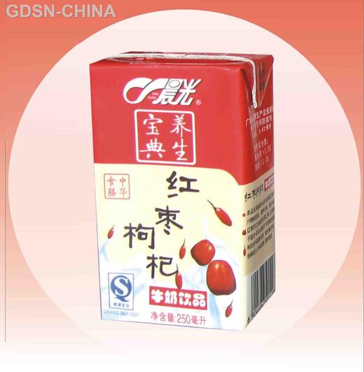 红枣枸杞牛奶饮品(砖250ml) 商品图0
