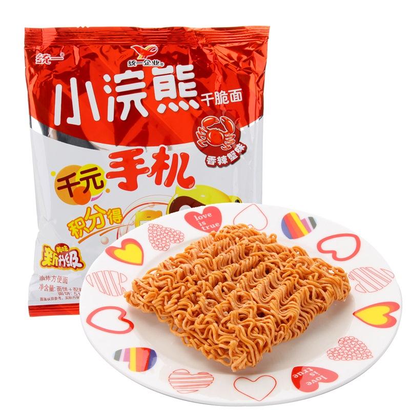 统一小浣熊干脆面香辣蟹味55g