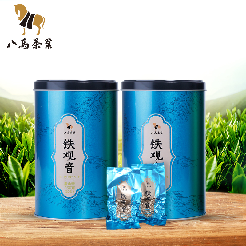 八马茶业|清香铁观音茶叶·知舍.250g*2罐 aa1294l