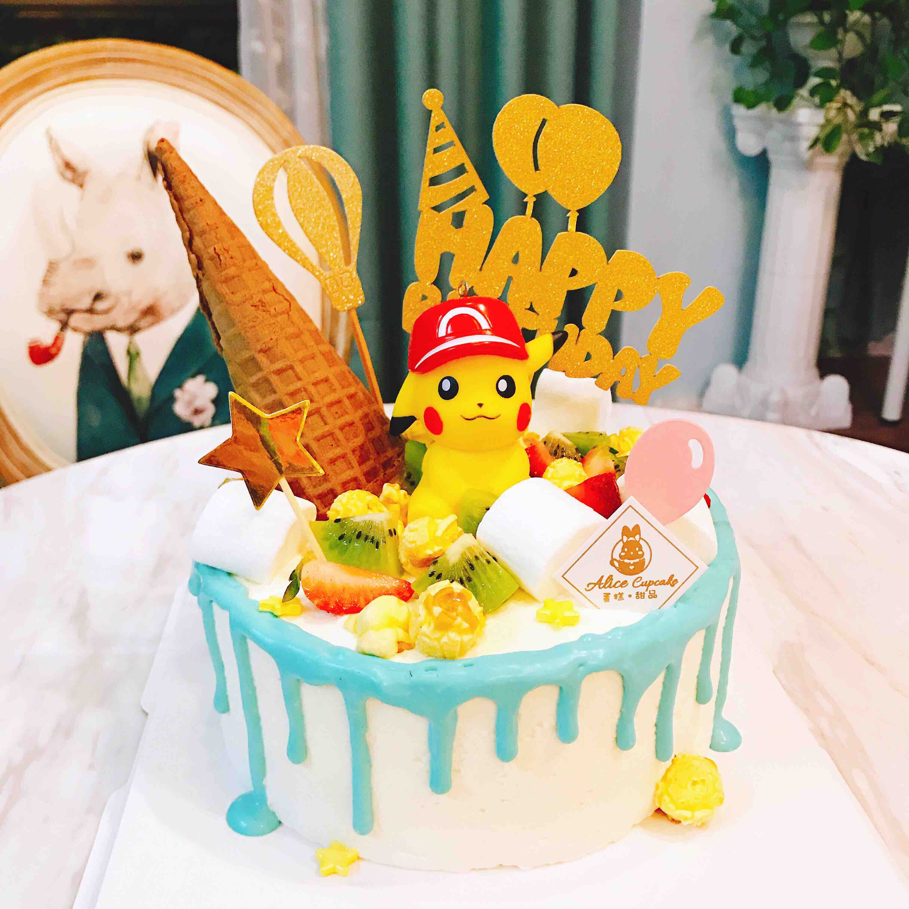 【生日快樂】皮卡丘蛋糕 & 燕燕 - isu9905005a的創作 - 巴哈姆特
