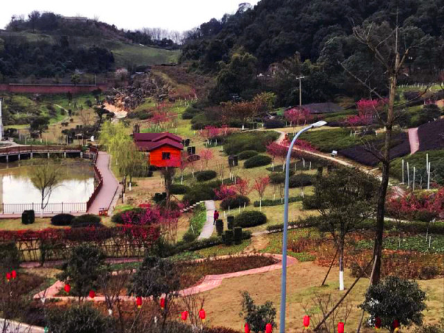 颐麓欢歌生态园位于歌乐山国际慢城歌乐村,占地上千亩,景区内除了