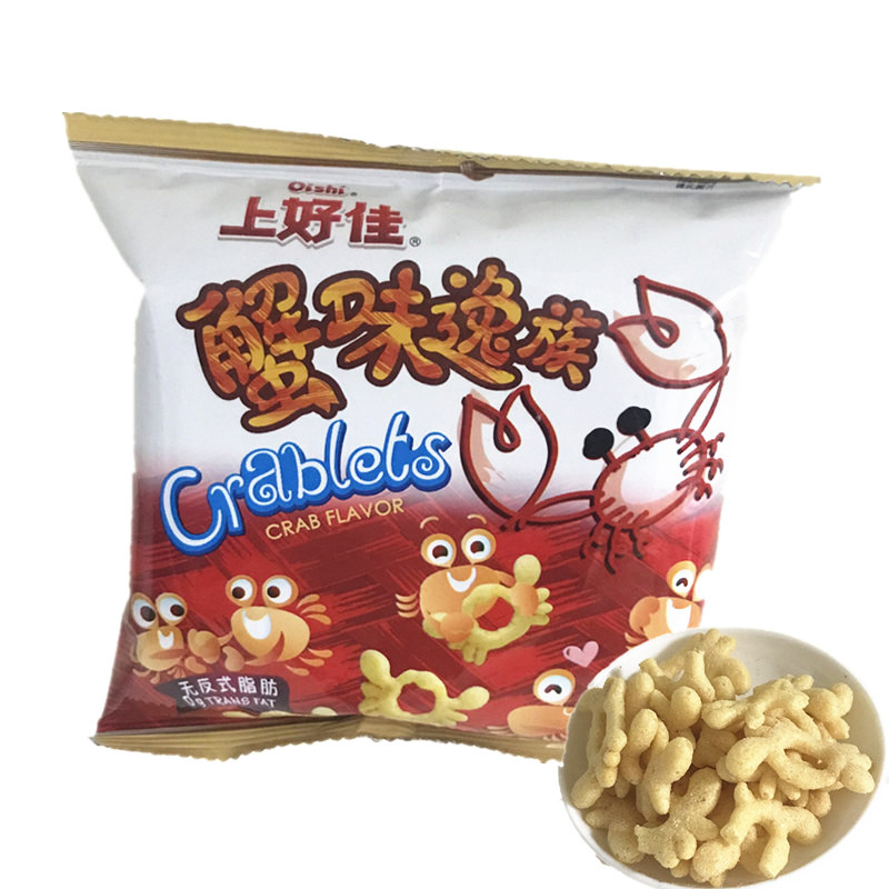 上好佳 蟹味逸族12g(膨化类)