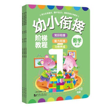 2018年新书 幼小衔接 阶梯教程 全套 1-3阶 全6册 全彩页 学前班 商品图3