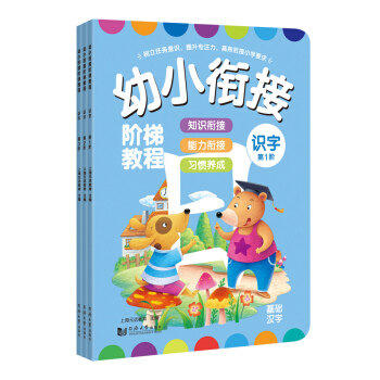 2018年新书 幼小衔接 阶梯教程 全套 1-3阶 全6册 全彩页 学前班 商品图4