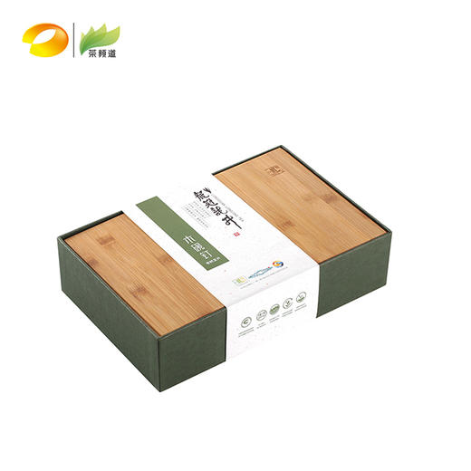 【2018新茶现货】绿茶 龙冠 2018年木碗钉老树龙井礼盒 200g 商品图3