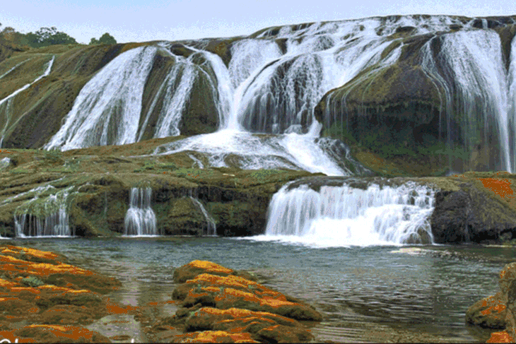 从瀑布,喀斯特地貌到梯田