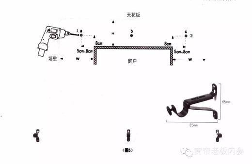 窗帘杆的分类及单杆的支架安装方法！ 商品图0