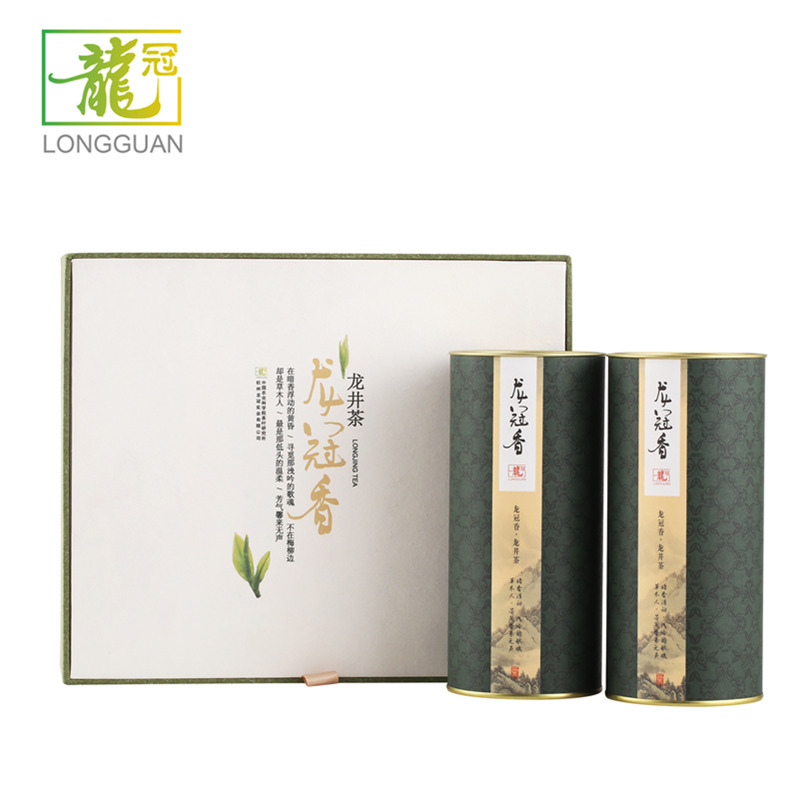 2018新茶上市 【龙冠香 纯茶礼盒】 250g 西湖龙冠 雨前精品