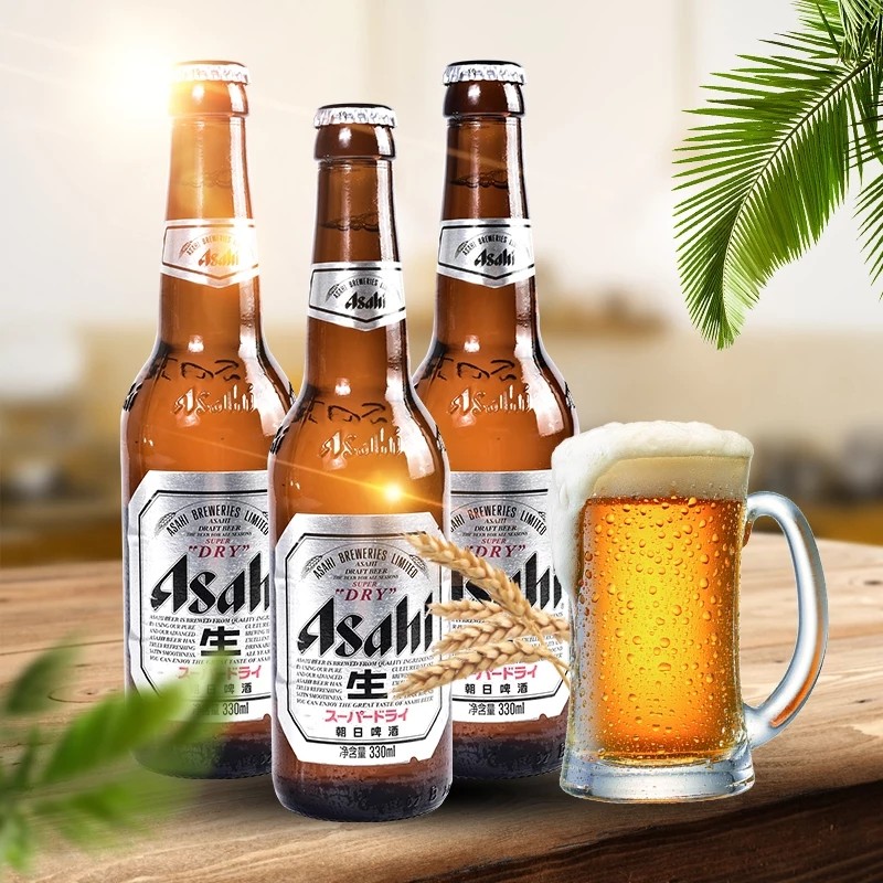 朝日啤酒 asahi/ 超爽生啤酒 330ml