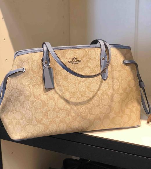 降价！coach 大号鲶鱼包老花色全 商品图5