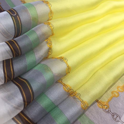 桑蚕丝印花长巾 商品图6