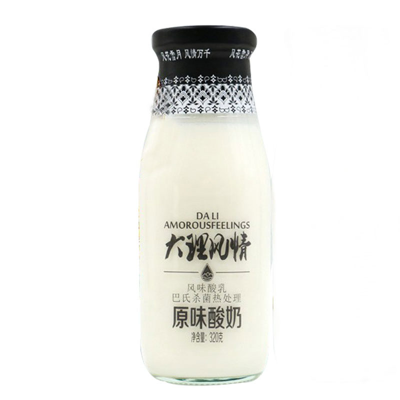 欧亚大理风情原味酸奶320ml/瓶