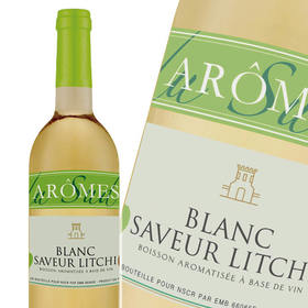 法国原瓶进口葡萄酒 奥莫斯荔枝味配制酒 AROMAS BLANC SAVEUR LITCHI 单支装750ml