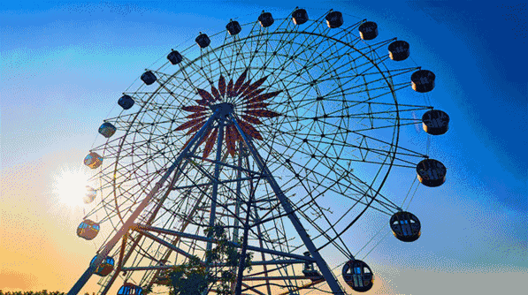 面积超20000㎡ 聚集30 国内外一线玩乐项目 摩天轮,旋转木马,海盗船