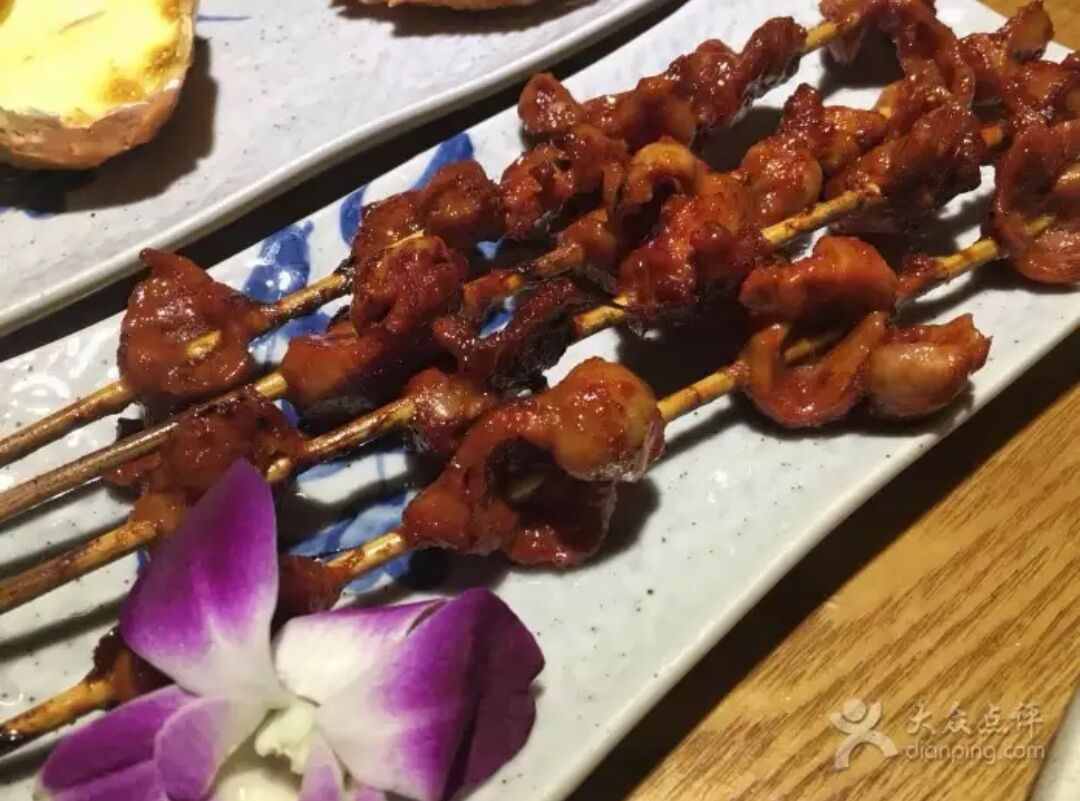 烤鸡胗串