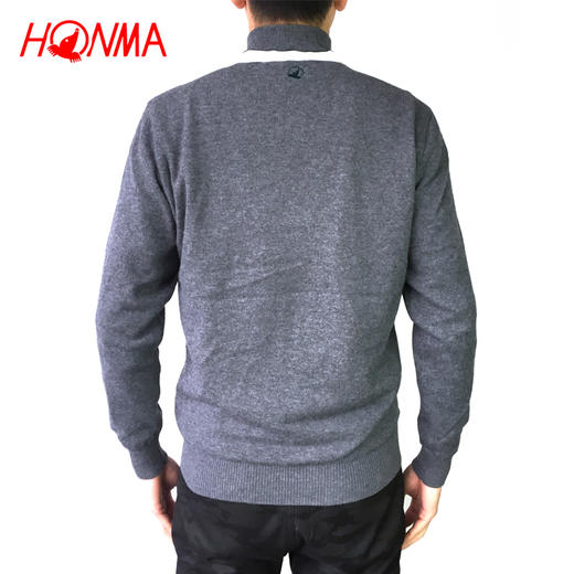 HONMA 高尔夫服装 男士百分百羊毛外套 毛衣夹克 HMBQ502018 商品图2