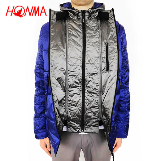 HONMA 高尔夫服装 男子高尔夫双层防寒外套滑雪夹克棉服保暖透气 HMBD201006 商品图0