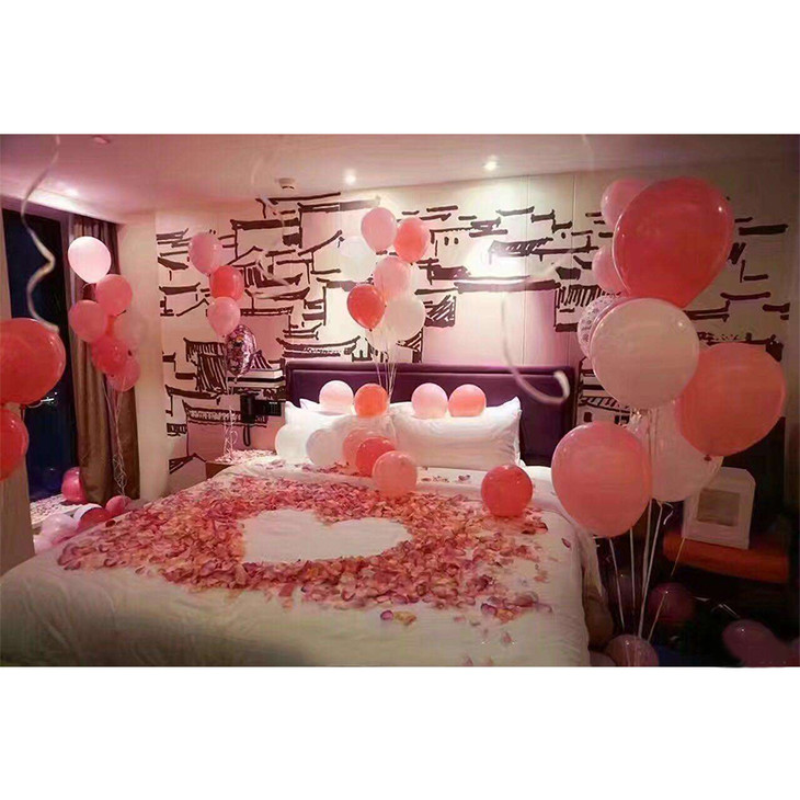 生日求婚情人节求婚婚房会场布置-生日派对会场ktv布置鲜花玫瑰花瓣