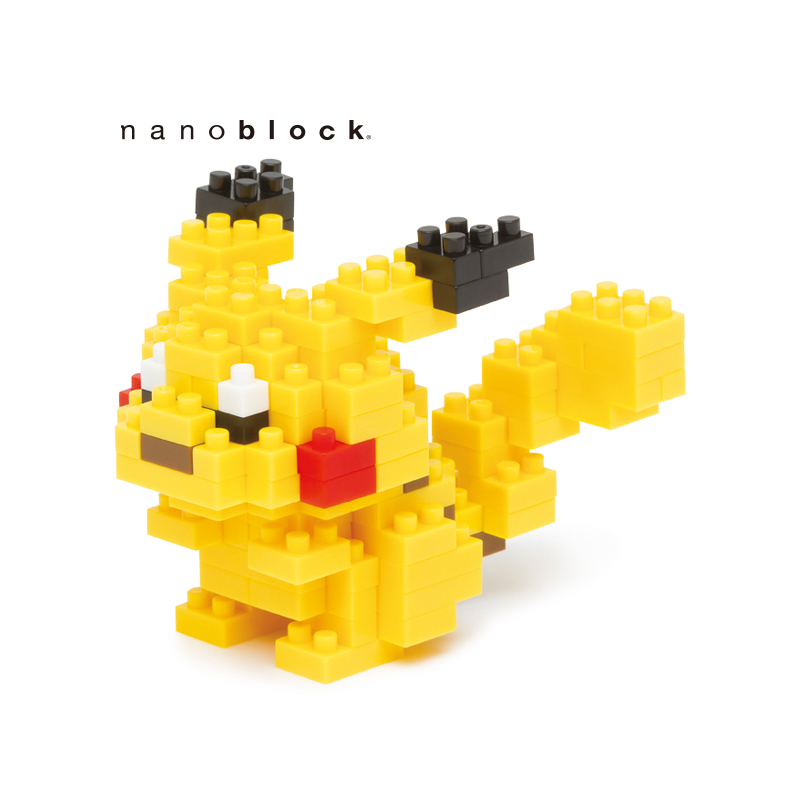 日本nanoblock正品微型拼装积木 数码宝贝宠物小精灵