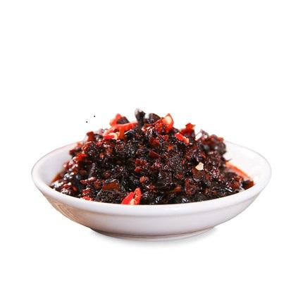 苗姑娘 豆豉辣椒酱 下饭菜拌饭酱调味佐餐280g 商品图2