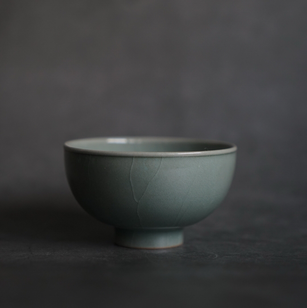 晓栋窑 刻花杯