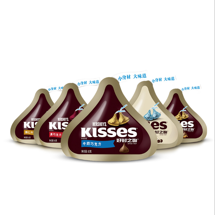 好时kisses榛仁牛奶巧克力82g*袋