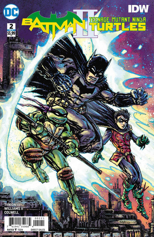 蝙蝠侠/忍者神龟 V2 斜线 Batman Teenage Mutant Ninja Turtles Il（2018）变体 商品图4