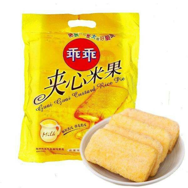 【零食】乖乖夹心米果鸡蛋牛奶50g/袋