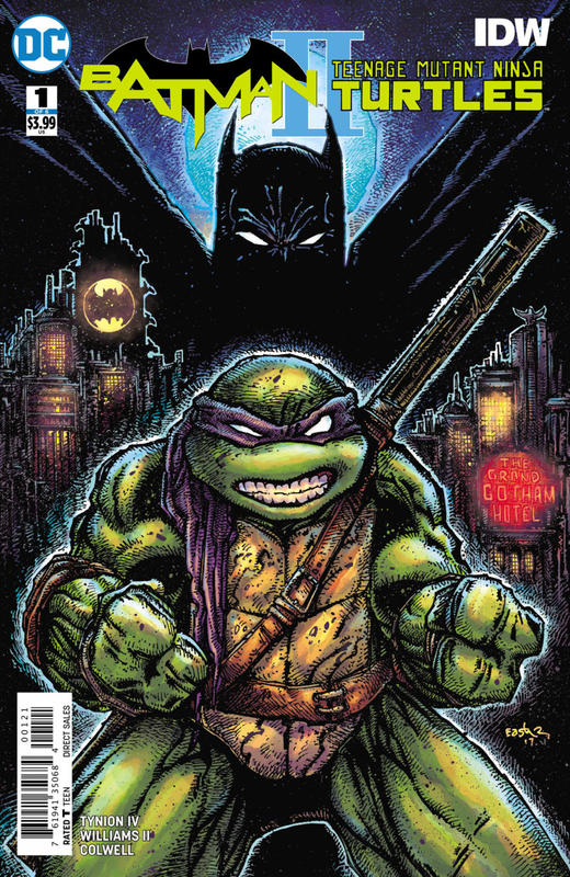 蝙蝠侠/忍者神龟 V2 斜线 Batman Teenage Mutant Ninja Turtles Il（2018）变体 商品图5